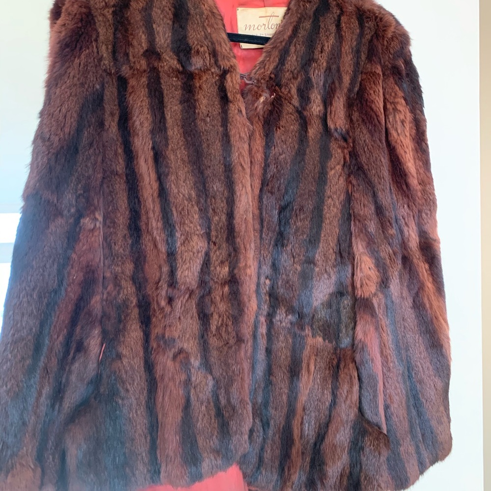 Vintage mink fur cape